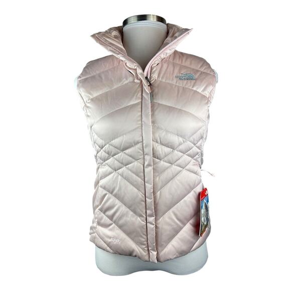 NWT The North Face Aconcagua Vest Purdy Pink Goose Down Full Zip Women's Medium - Picture 12 of 16
